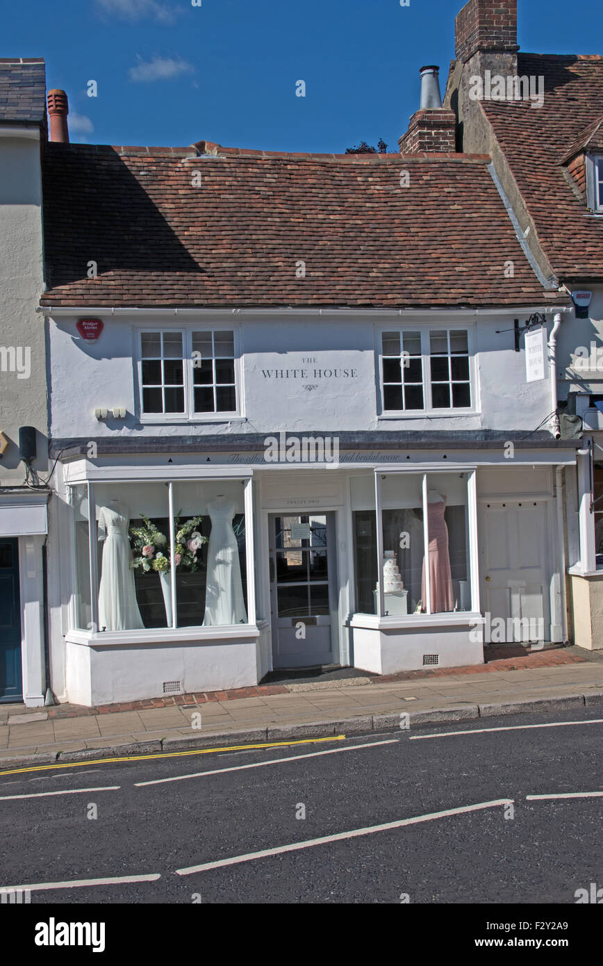 New Alresford, The White House Wedding Shop, High Street, Hampshire