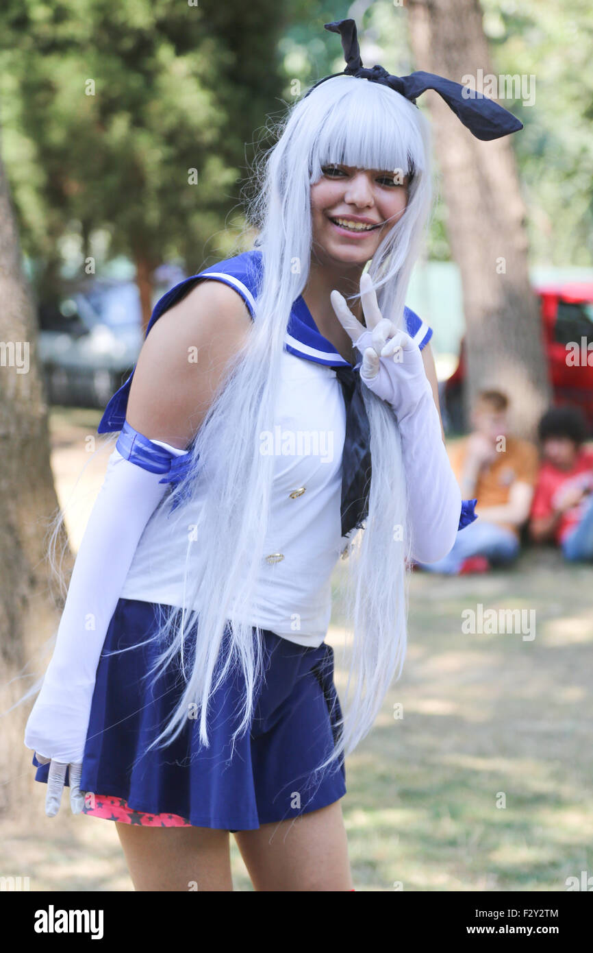 Cosplayers Pose During Japan Day Duesseldorf Editorial Stock Photo - Stock  Image