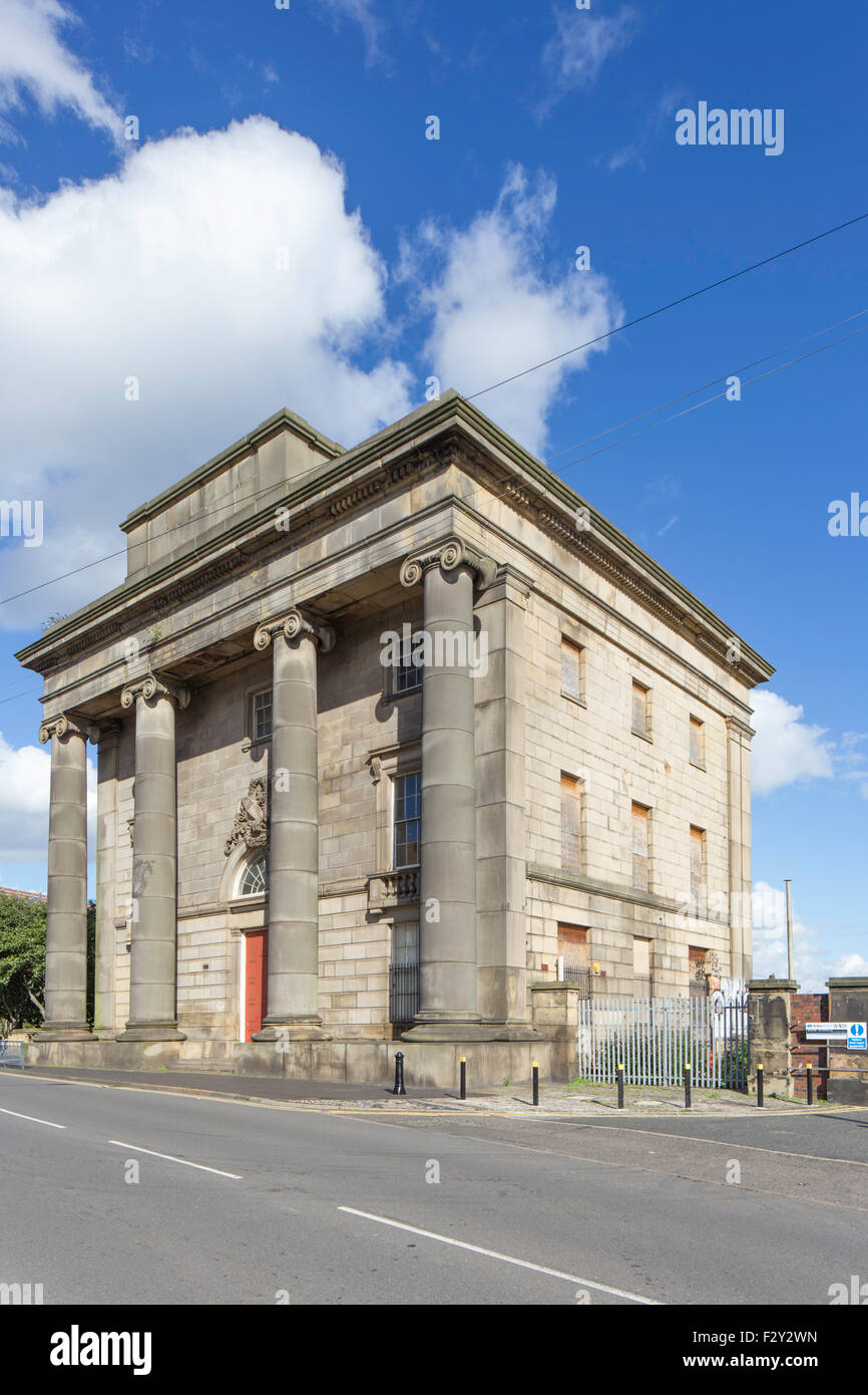 The surviving entrance building to the Curzon Street railway station, Birmingham, England, UK Stock Photo