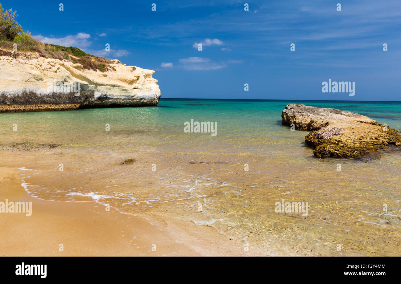 Beach of Lido di Noto, Sicily's sea. Spiaggia Lido di Noto, Sicilia