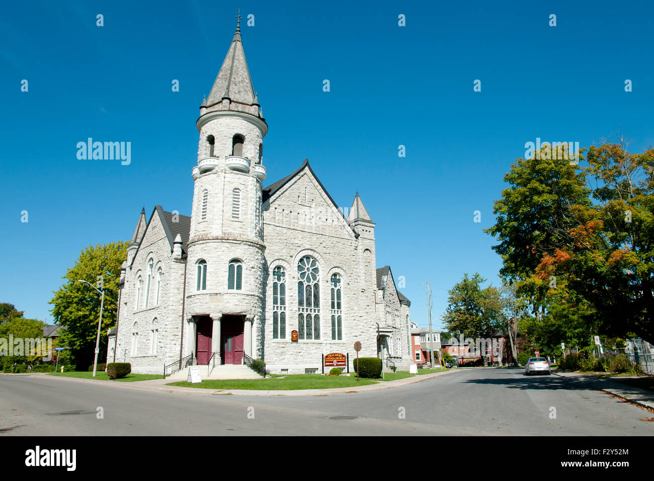Chalmers United Church - Kingston - Canada Stock Photo