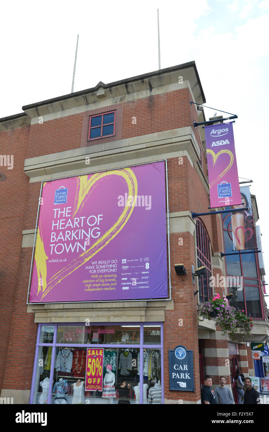 Barking town centre shops. Barking and Dagenham Essex east London