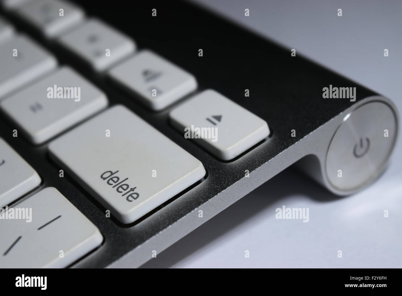 Technology Photograph - Wireless Keyboard Stock Photo