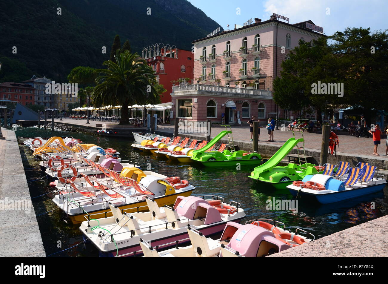Rival Del Garda Lake Garda Italy Stock Photo
