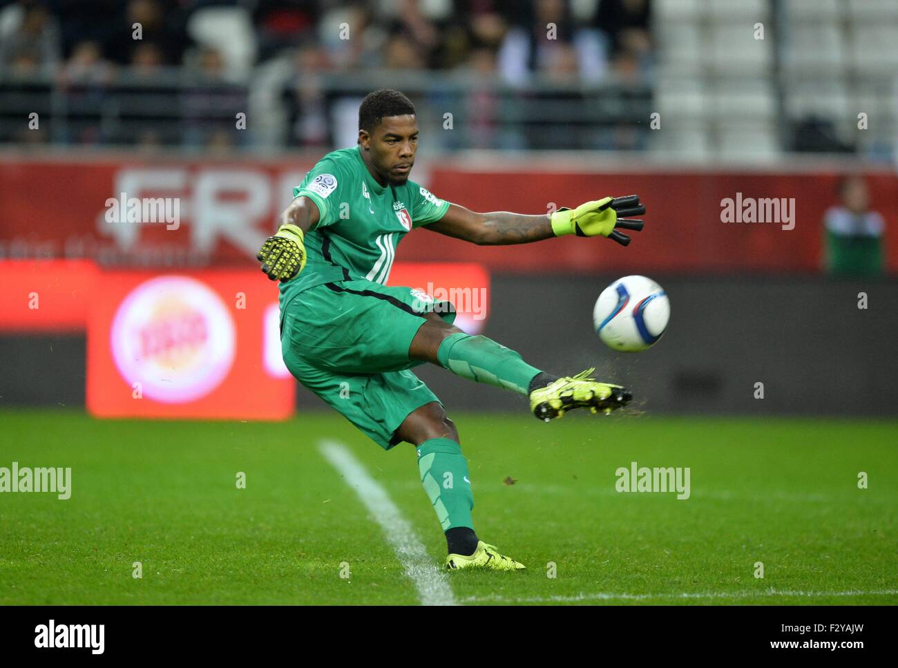 Reims France 25th Sep 2015 French League 1 Football Reims Versus Stock Photo Alamy