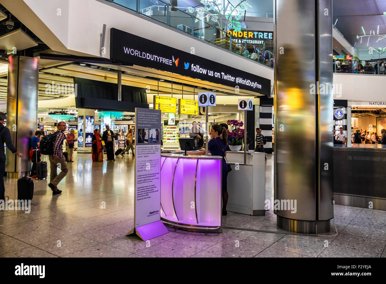 London Heathrow Airport Terminal 2, Queen Elizabeth Terminal T2, World