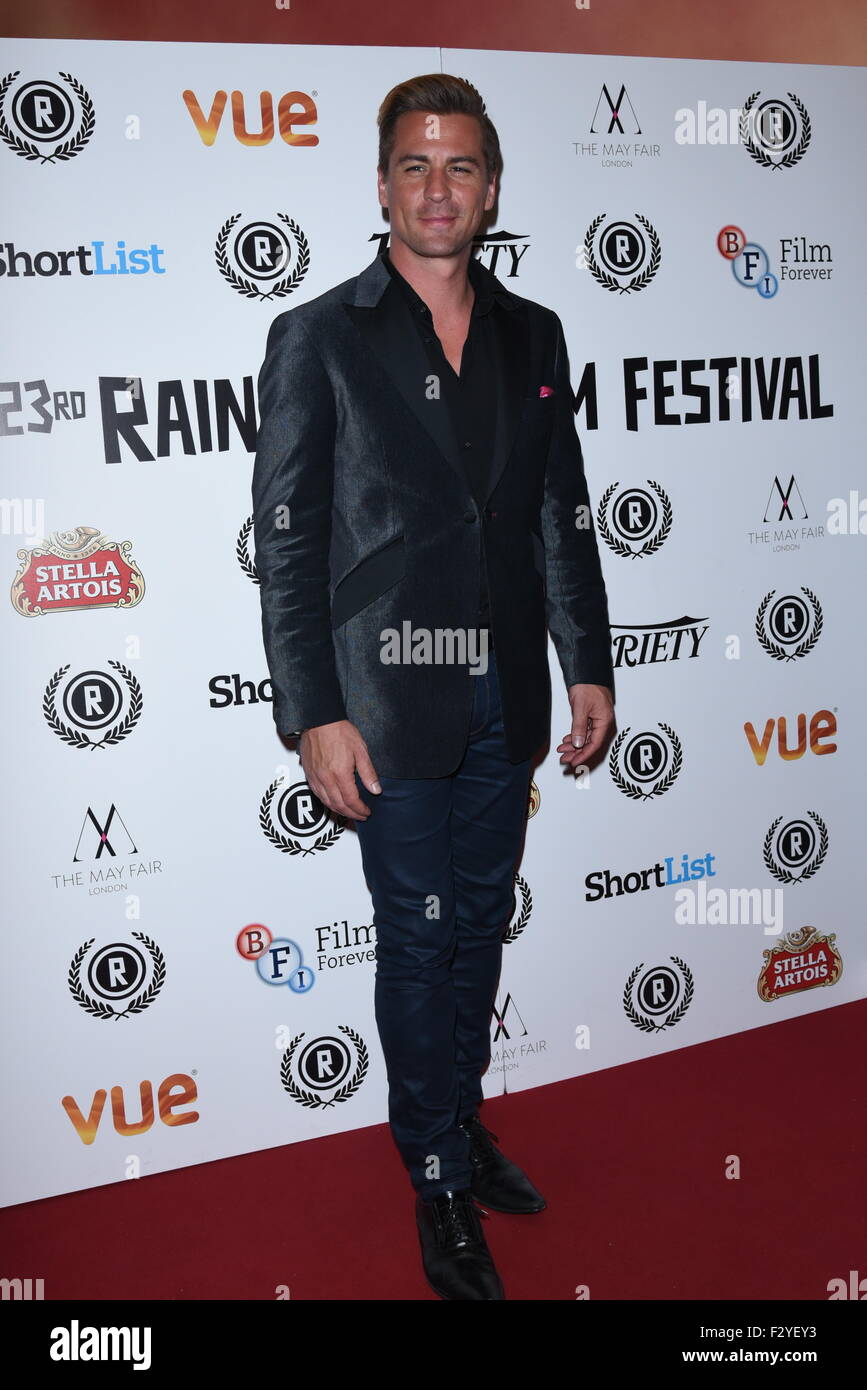 London, UK, 25th Sept 2015 : Matt Evers attends My Hero Film Premiere at Raindance Film Festival at Vue Cinemas, Piccadilly, London. Photo by Credit:  See Li/Alamy Live News Stock Photo