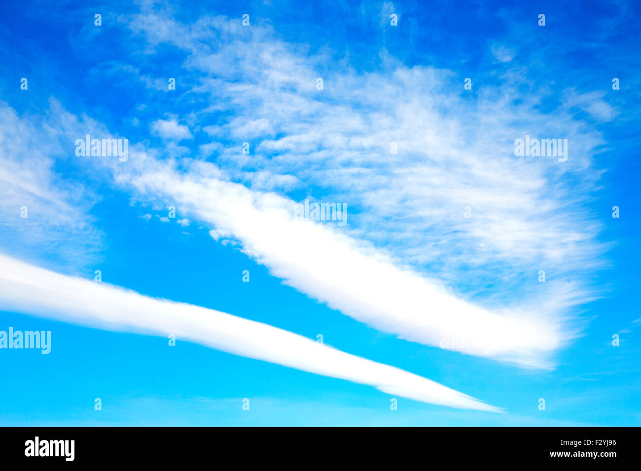 in the blue sky white soft clouds and abstract background Stock Photo ...