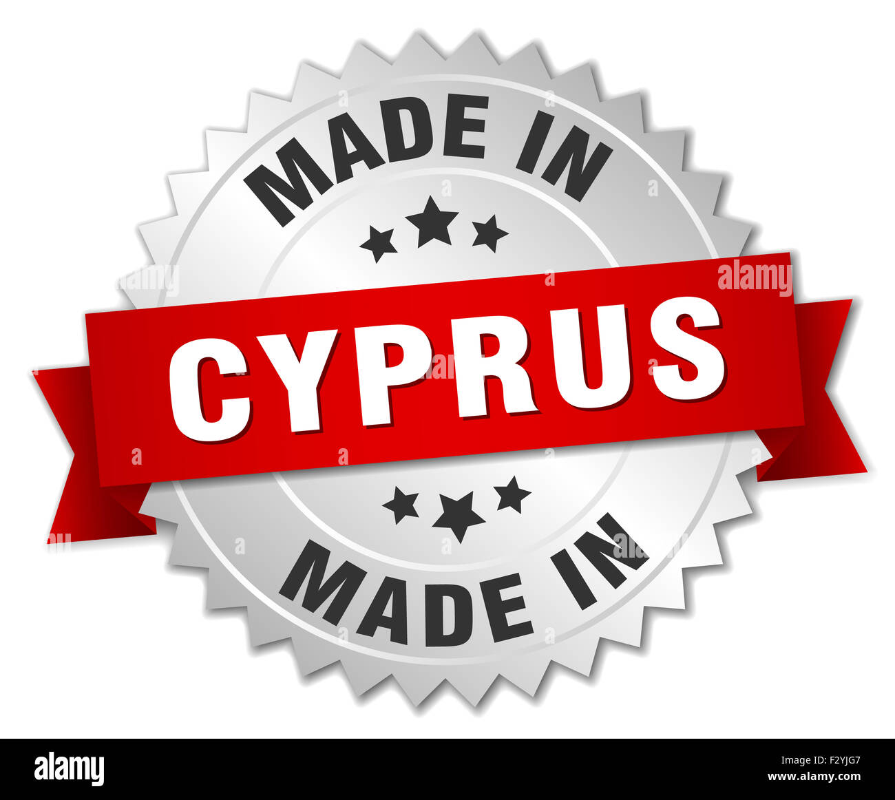 Made in cyprus silver badge hi-res stock photography and images - Alamy