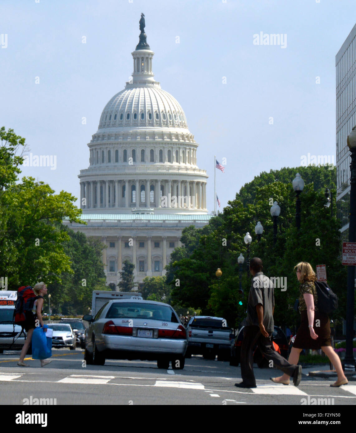 The US Capitol in Washington, DC Stock Photo