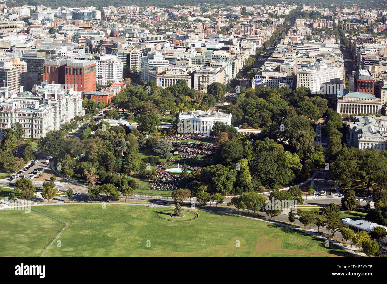 White house aerial usa hi-res stock photography and images - Alamy