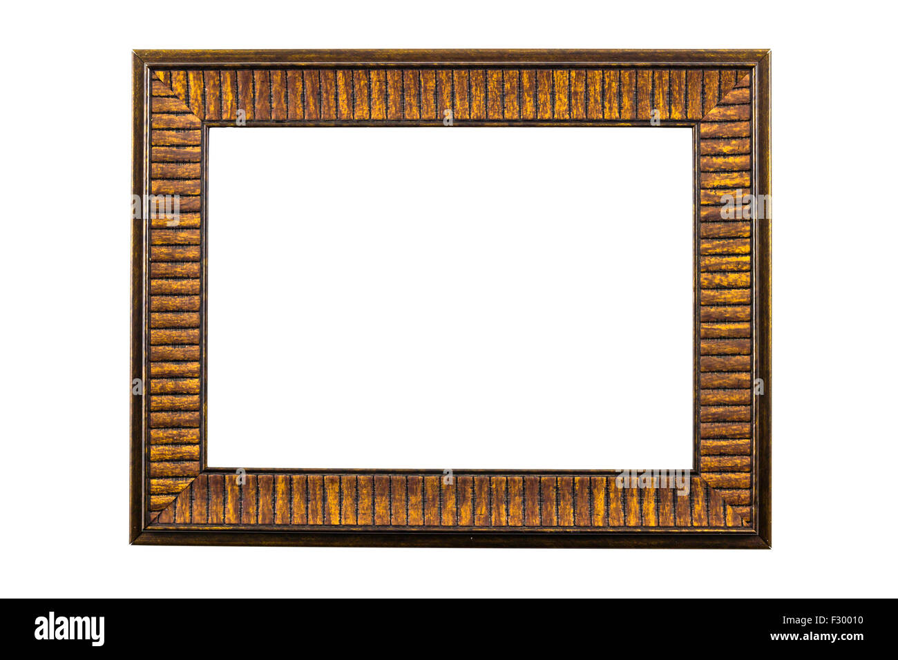 Picture frame on white background Stock Photo Alamy