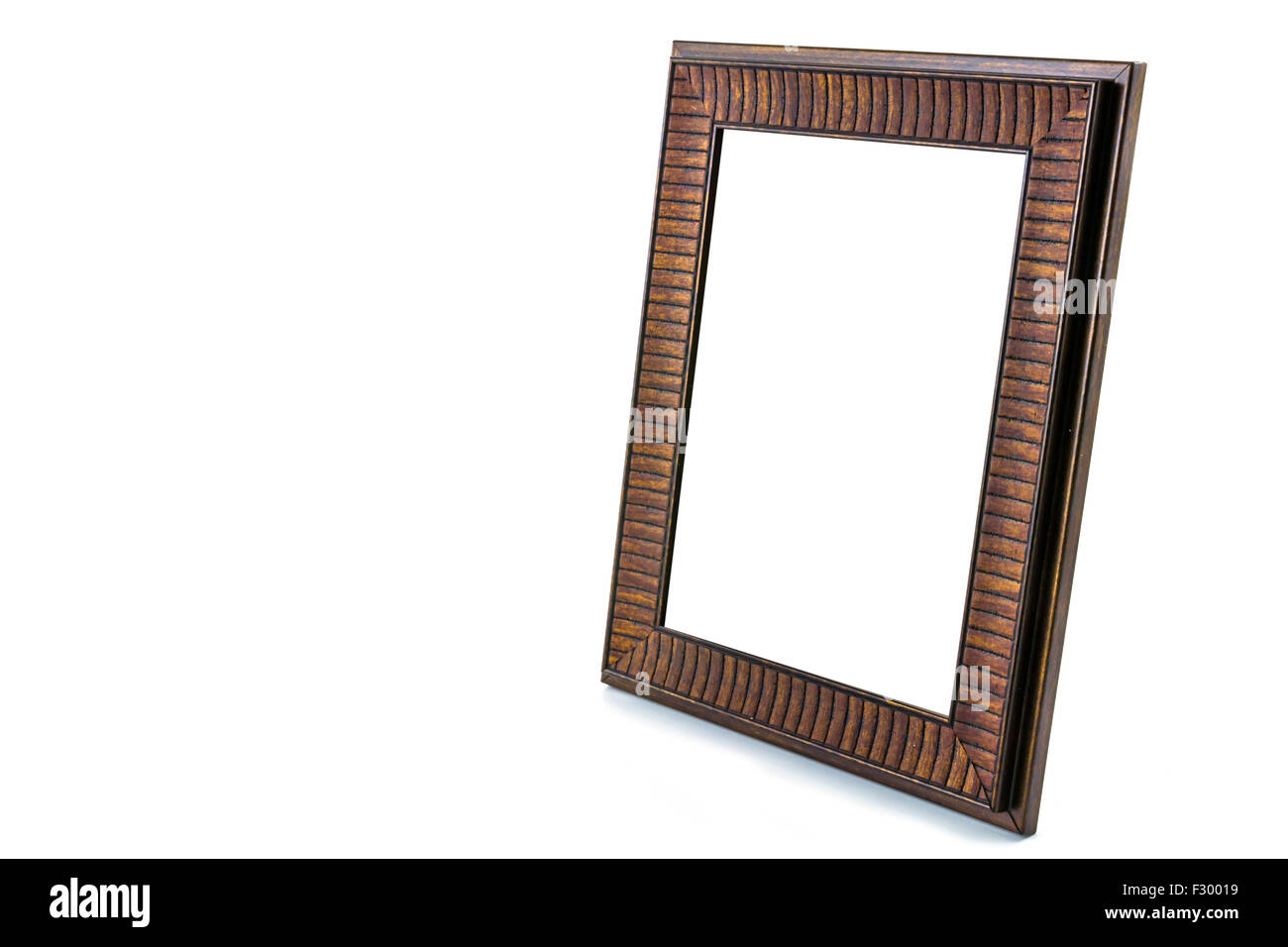 Picture frame on white background Stock Photo Alamy