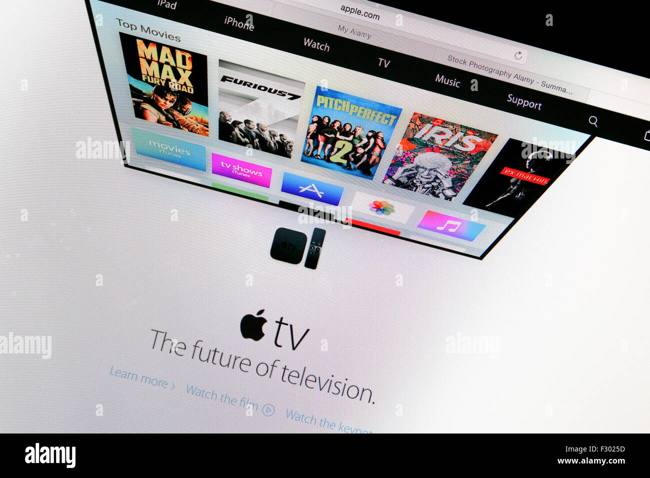 Apple TV Stock Photo
