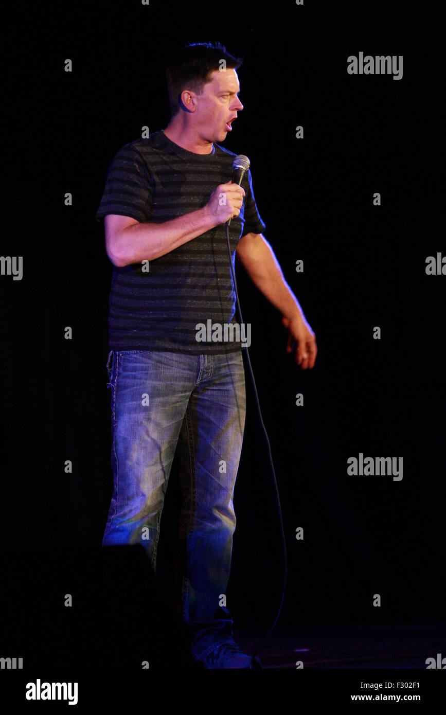 Stand-up comedian Jim Breuer performing live at the Radison hotel  Featuring: Jim Breuer Where: Philadelphia, Pennsylvania, United States When: 25 Jul 2015 Stock Photo