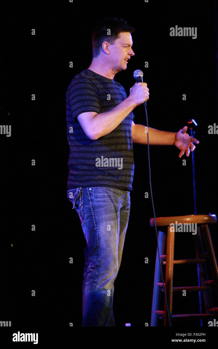 Stand-up comedian Jim Breuer performing live at the Radison hotel  Featuring: Jim Breuer Where: Philadelphia, Pennsylvania, United States When: 25 Jul 2015 Stock Photo