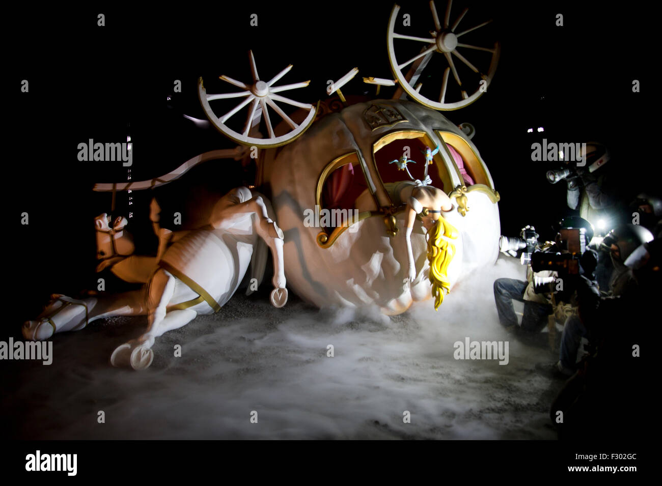 Dismaland, Bemusement Park, Cinderella and the paparazzi, by