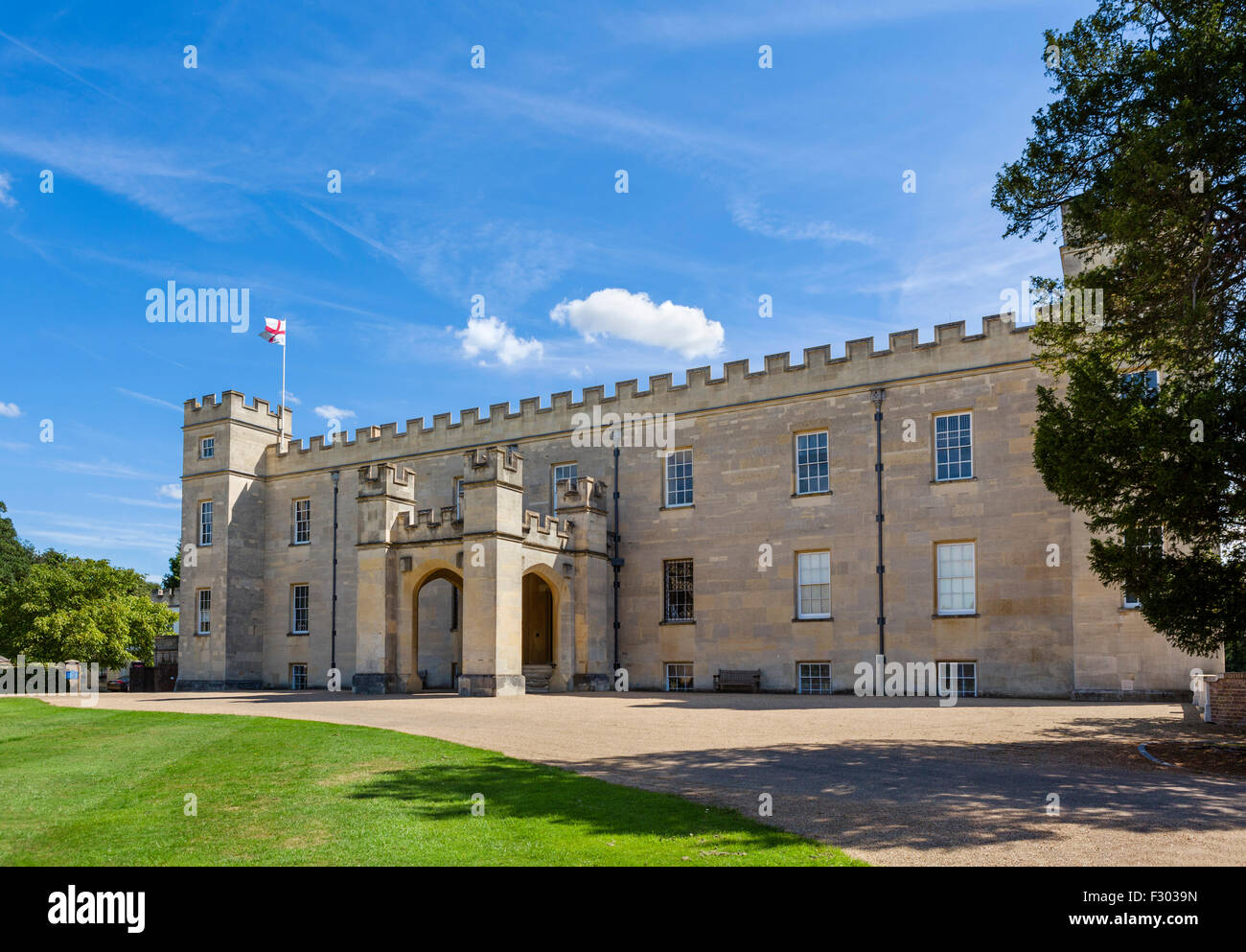 The front of Syon House, Syon Park, West London, England, UK Stock Photo