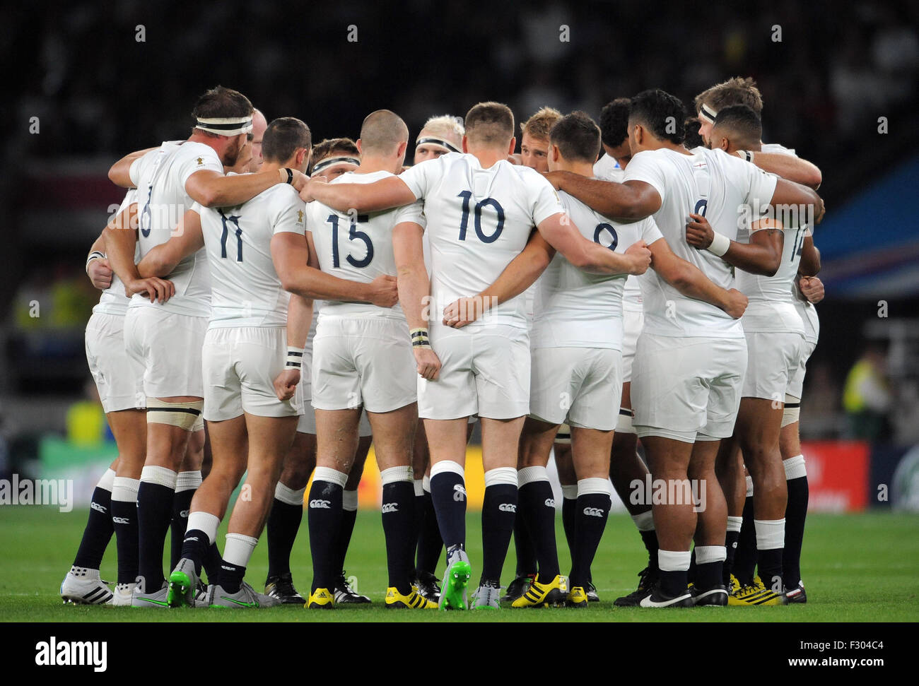 Wales rugby world cup huddle hi-res stock photography and images - Alamy