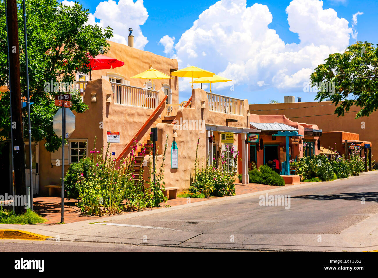 Multiple store in the Old Town neighborhood of Albuquerque, New Mexico Stock Photo