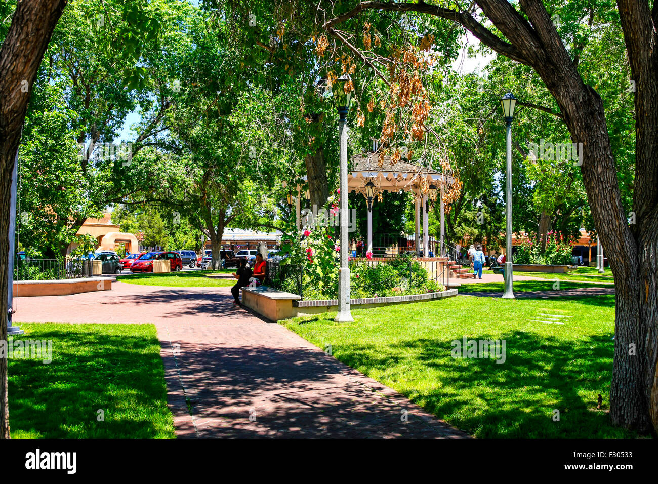 The Old Town Plaza in Albuquerque, New Mexico Stock Photo Alamy