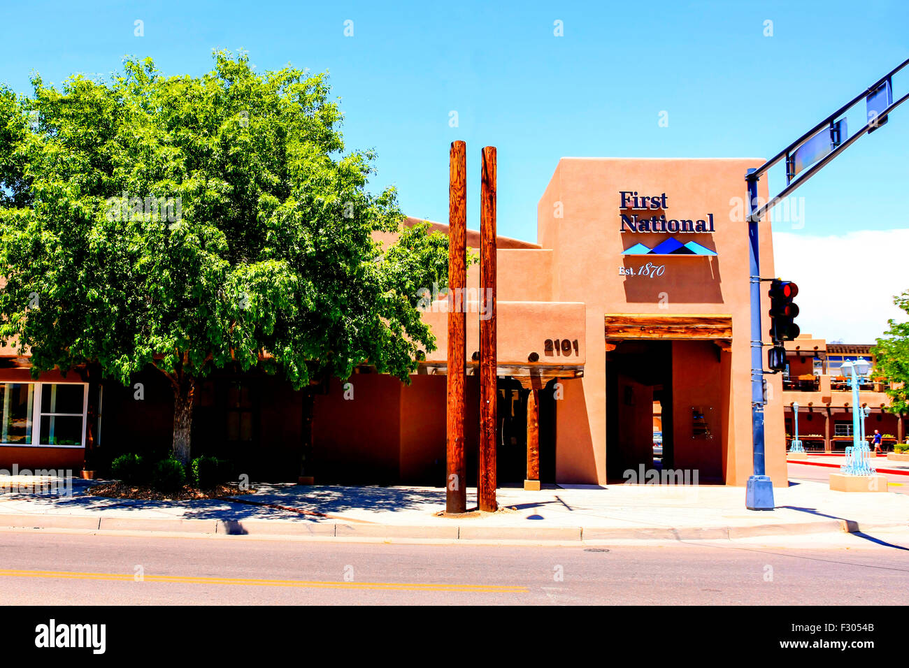 First National Bank building in Albuquerque, New Mexico Stock Photo