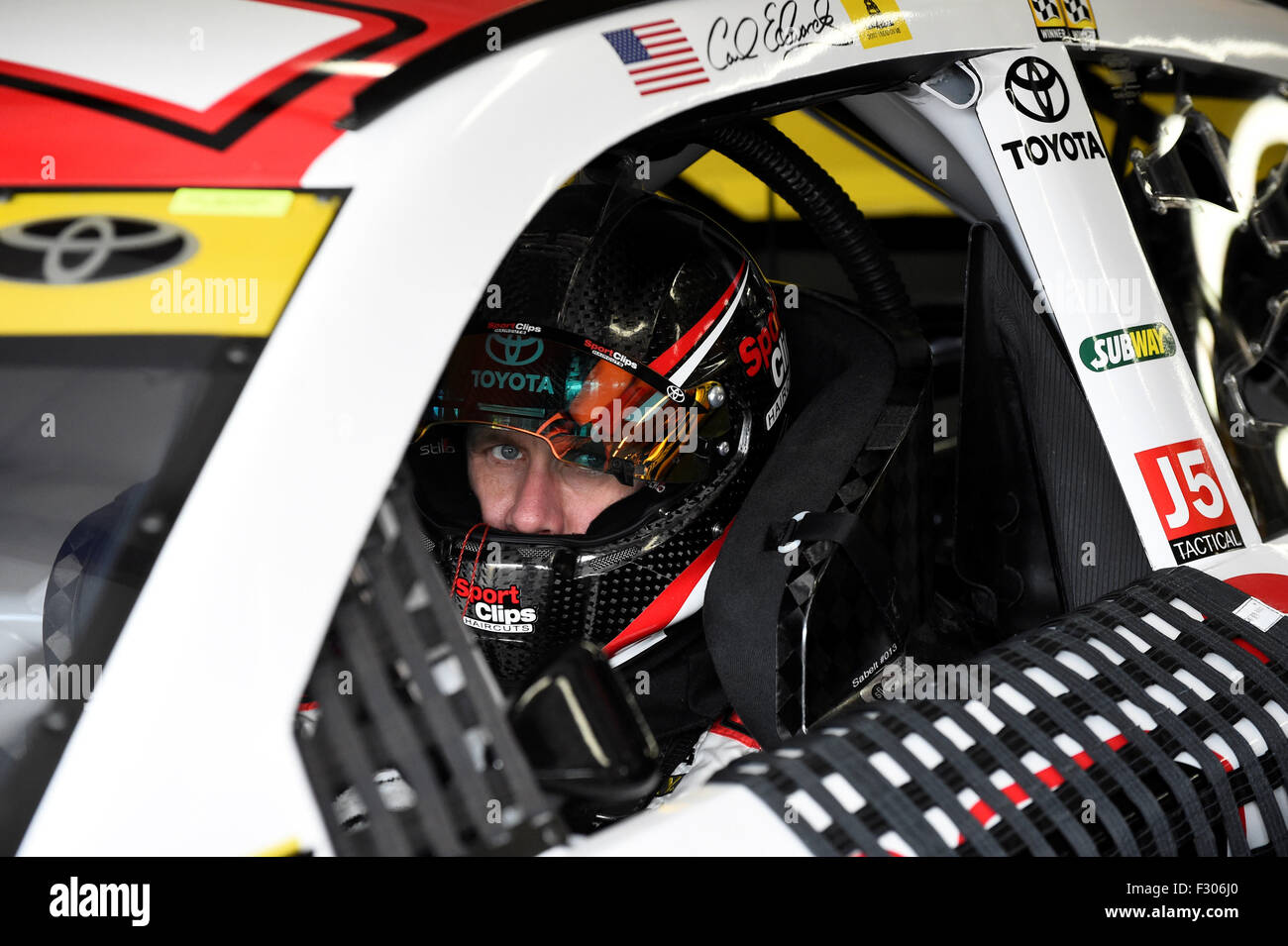 Loudon, NH USA. 25th Sep, 2015. Sprint Cup Series driver Carl Edwards