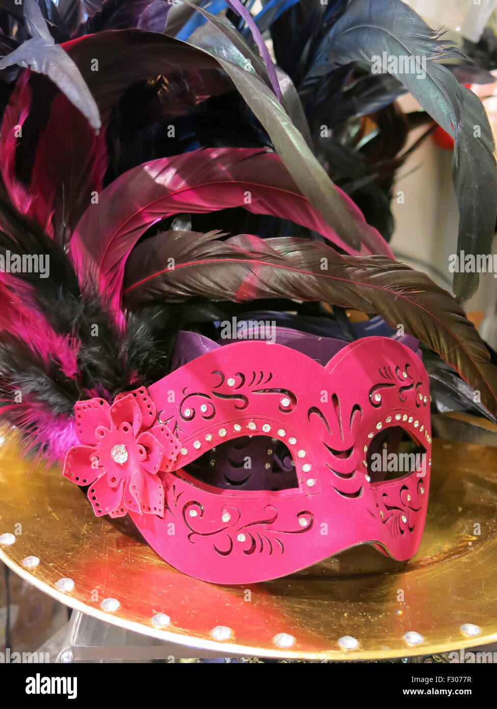 Halloween Mask Display Stock Photo
