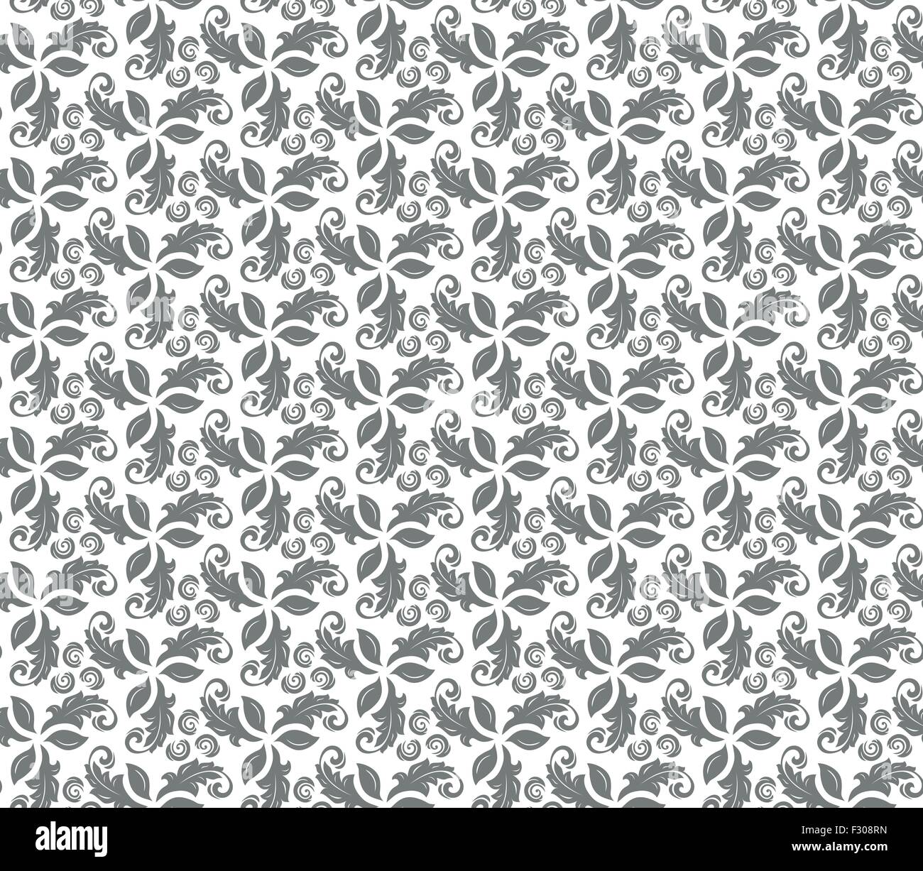 Floral Fine Seamless Vector Pattern Stock Vector Image & Art - Alamy