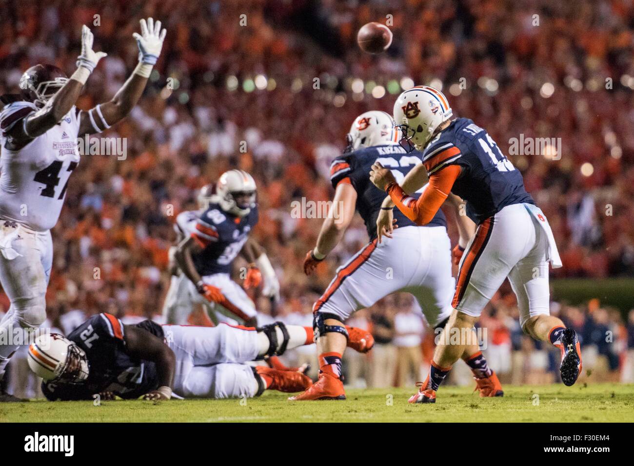 Auburn Quarterback Sean White 13 During The Ncaa College