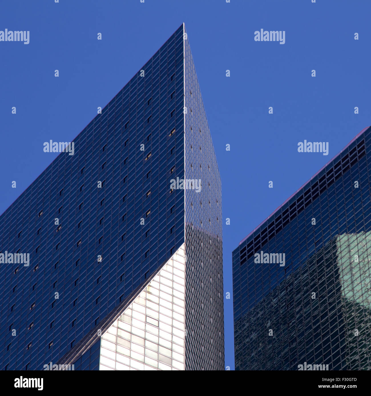 Skyscraper architecture in New York, NY, USA. Stock Photo