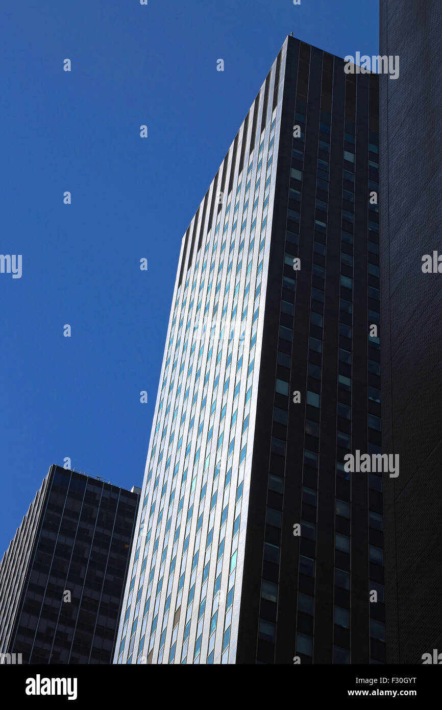 Skyscraper architecture in New York, NY, USA. Stock Photo