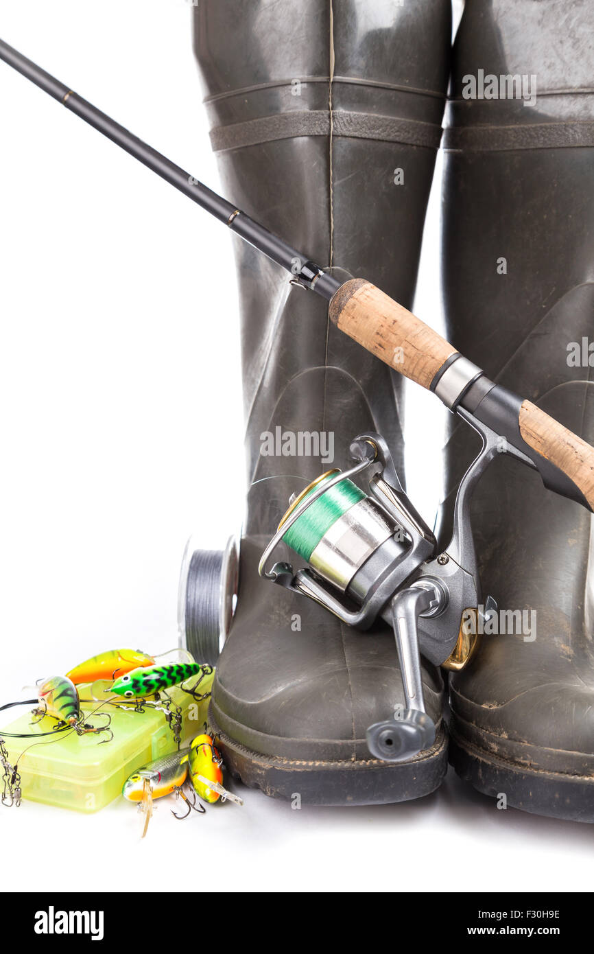 Fishing boots hi-res stock photography and images - Alamy