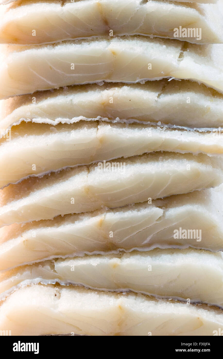 stacked Dried and salted cod Stock Photo Alamy