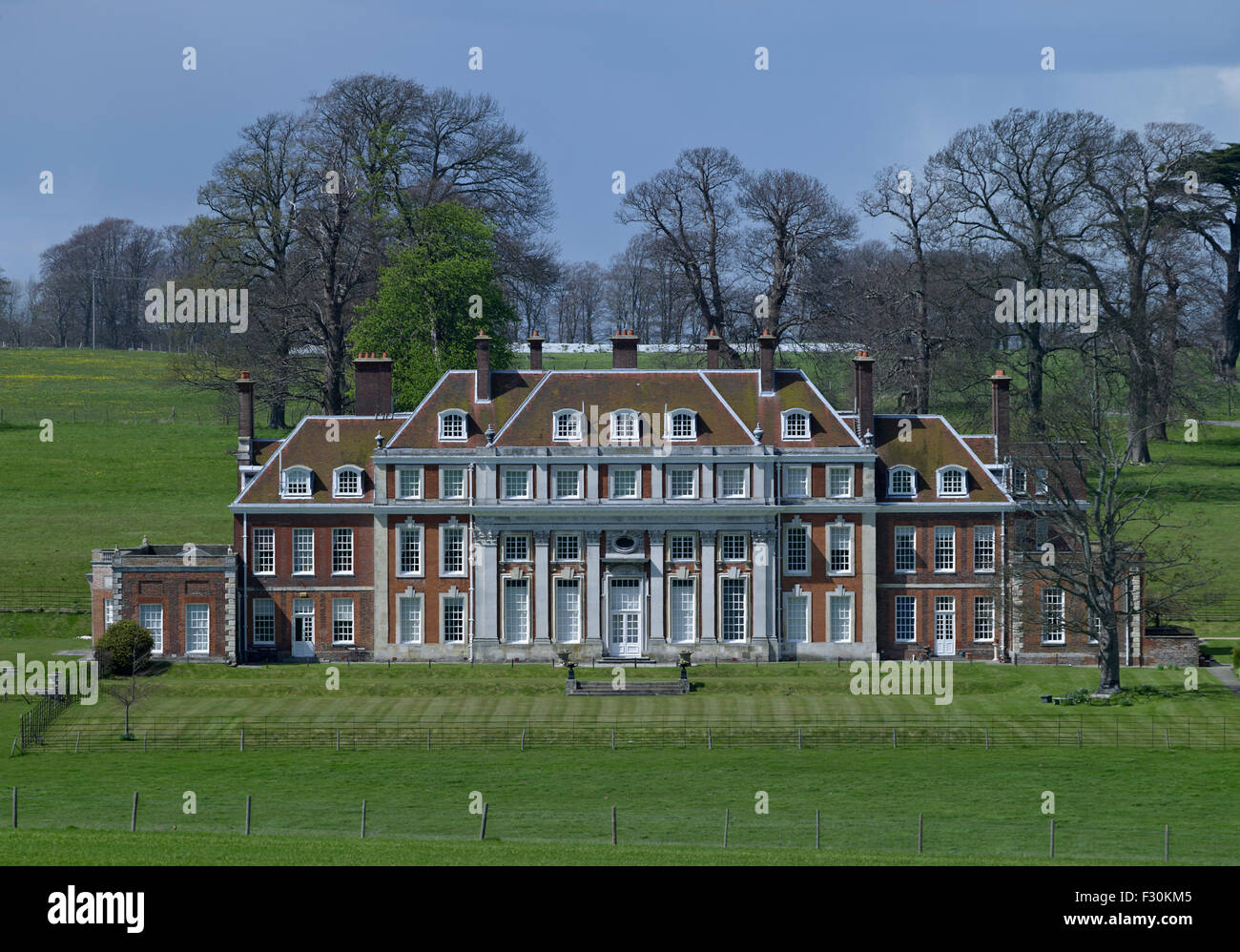 Waldershare Park, Kent. Early 18th century house of red brick Stock Photo