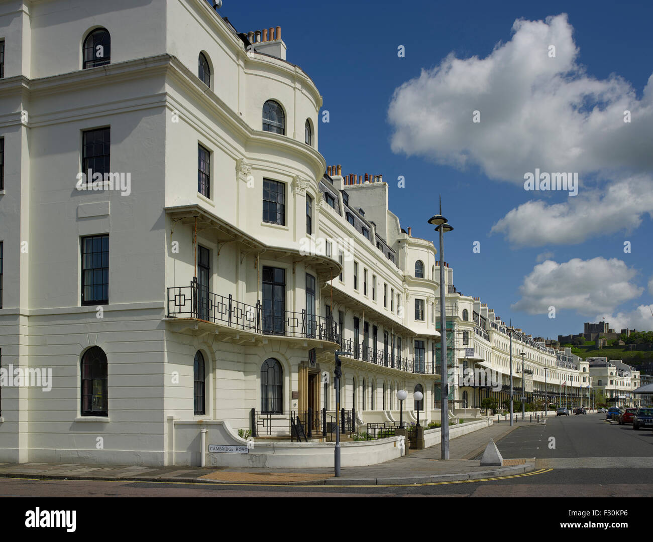 Dover, Waterloo Crescent, Kent, by Philip Hardwick. Stock Photo