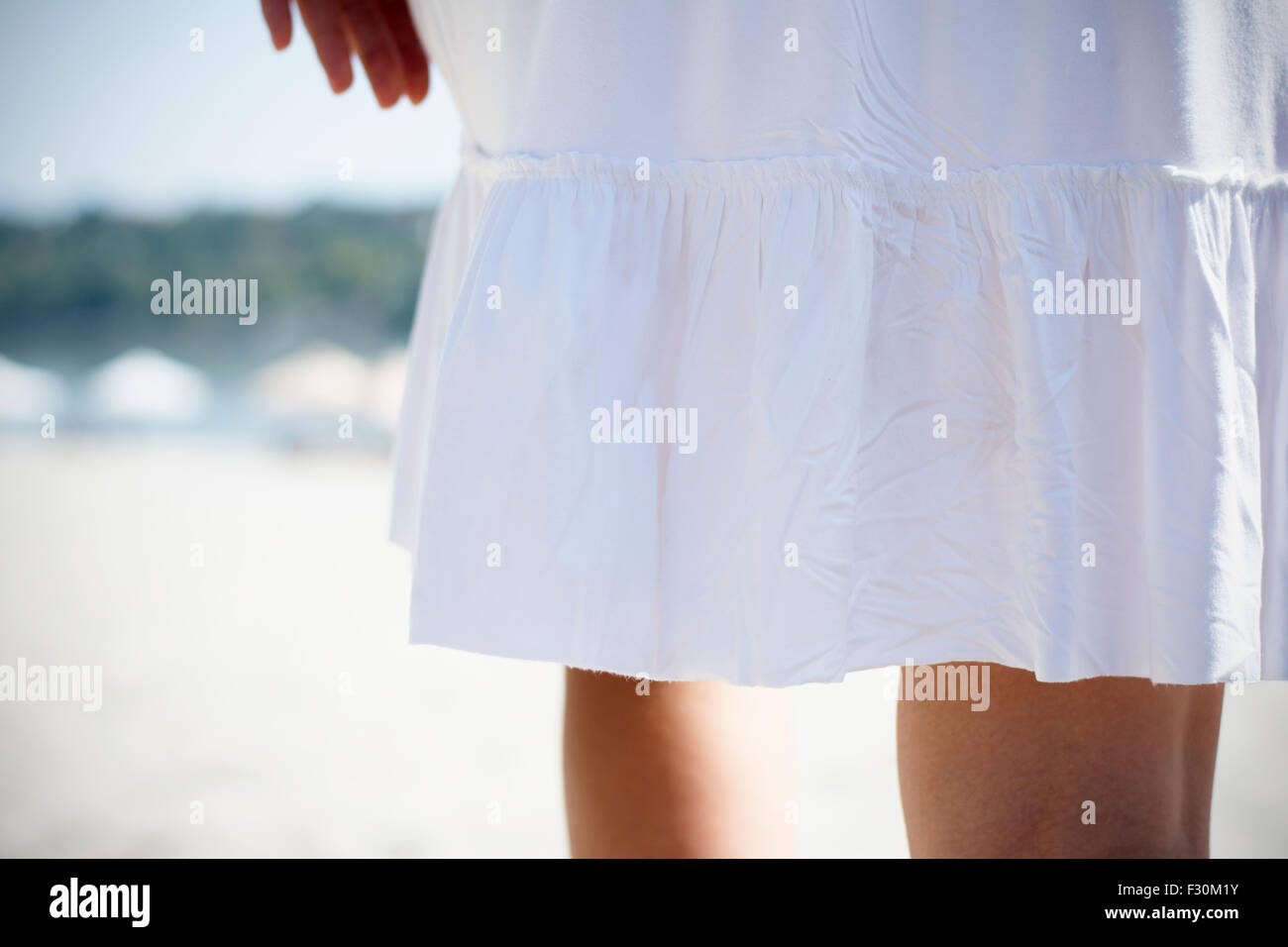 Woman run rear view dress hi-res stock photography and images - Alamy