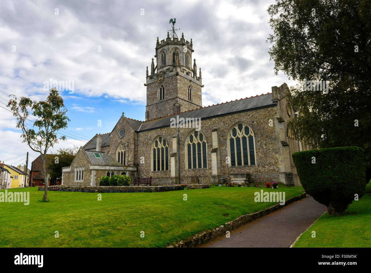 Colyton church tower hires stock photography and images Alamy