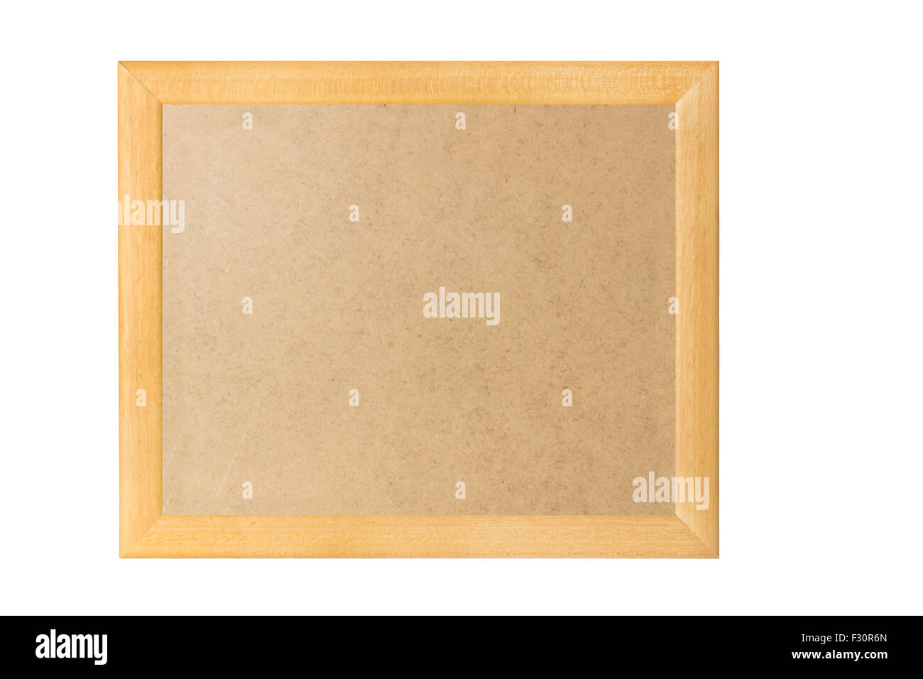 Wooden light beige picture frame with backing board can be removed with 1 step selection (image