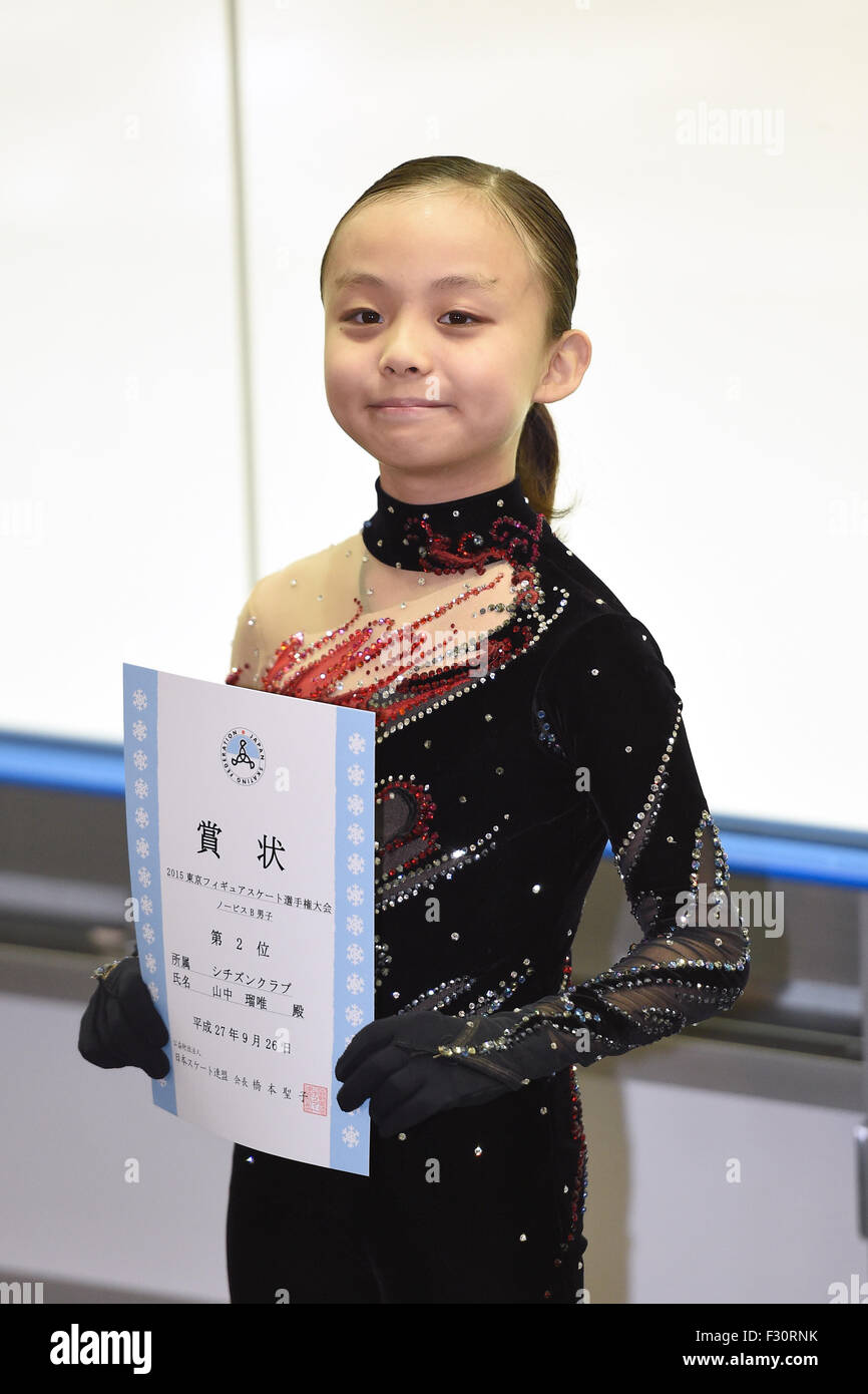 Tokyo, Japan. 26th Sep, 2015. Rui Yamanaka Figure Skating Tokyo