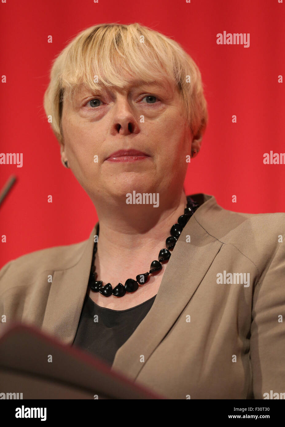 Angela Eagle Mp Shadow Secretary Of State For Business, Innovation & Skills Labour Party Conference 2015 The Brighton Centre, Brighton, England 27 September 2015 Addresses The Labour Party Conference 2015 At The Brighton Centre, Brighton, England Credit:  Allstar Picture Library/Alamy Live News Stock Photo