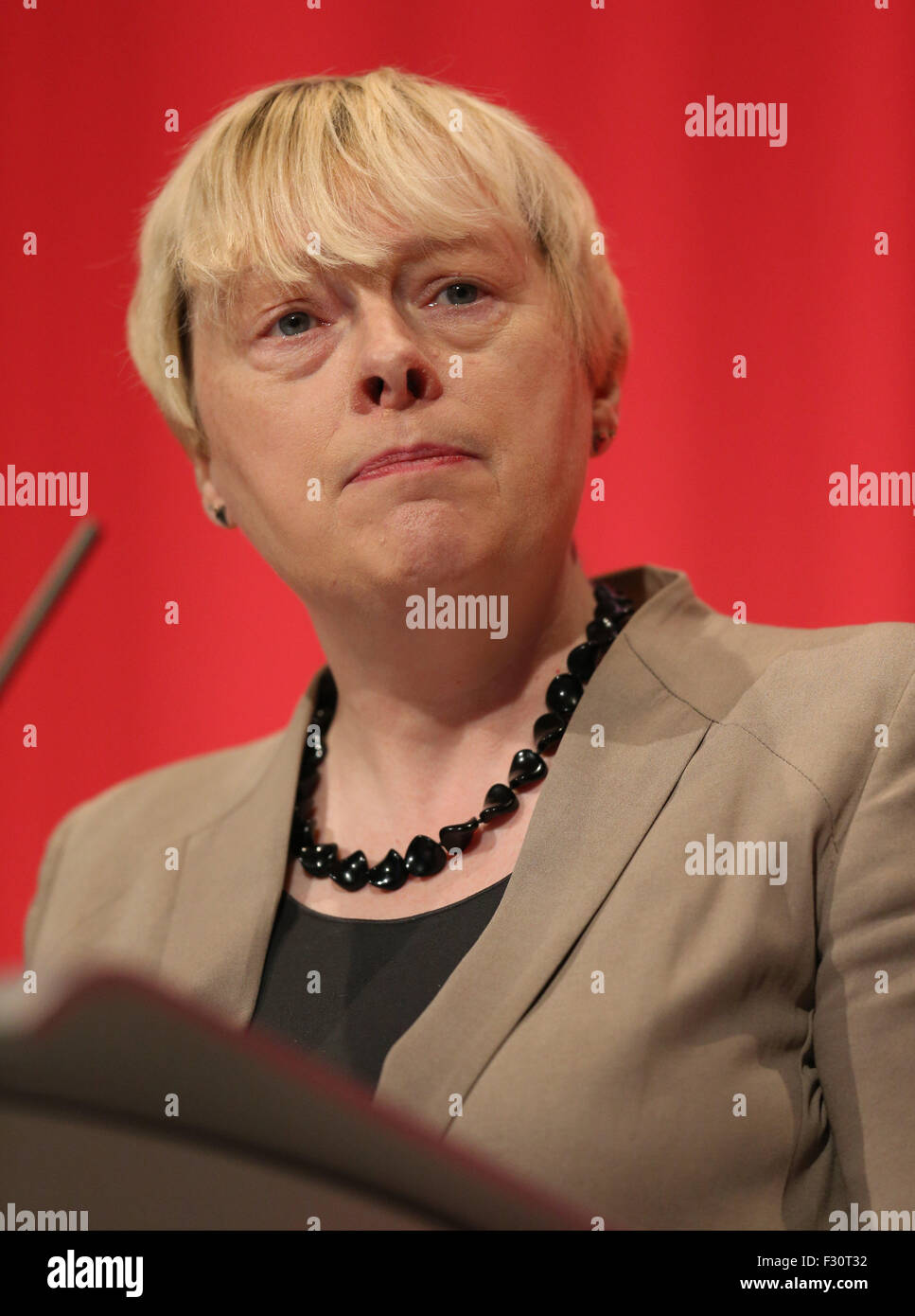 Angela Eagle Mp Shadow Secretary Of State For Business, Innovation & Skills Labour Party Conference 2015 The Brighton Centre, Brighton, England 27 September 2015 Addresses The Labour Party Conference 2015 At The Brighton Centre, Brighton, England Credit:  Allstar Picture Library/Alamy Live News Stock Photo