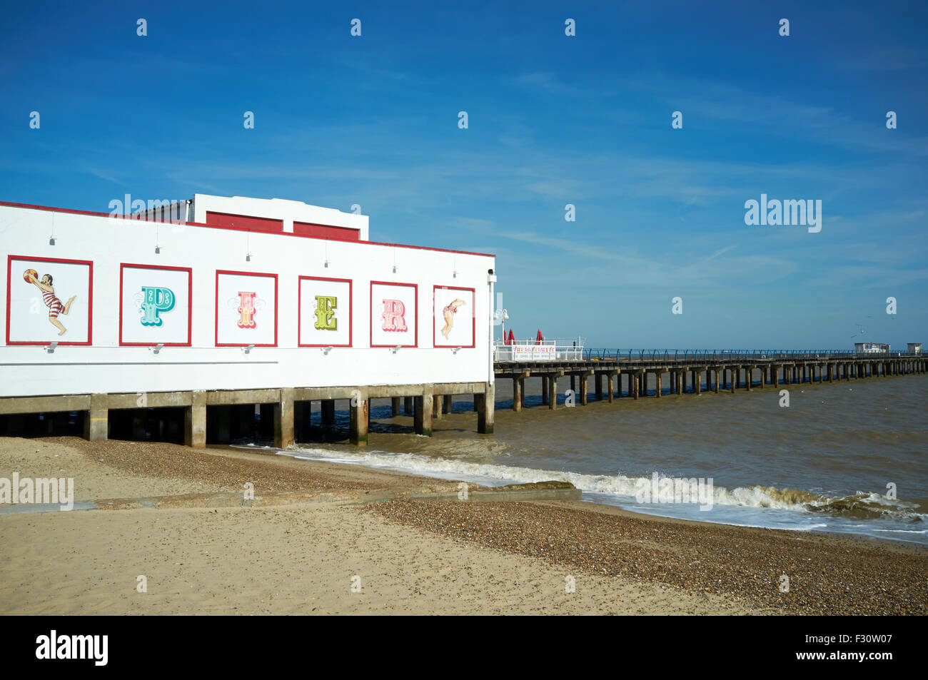 Felixstowe Pier Suffolk UK Stock Photo