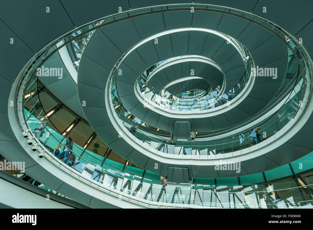 Interior of London City Hall Stock Photo - Alamy