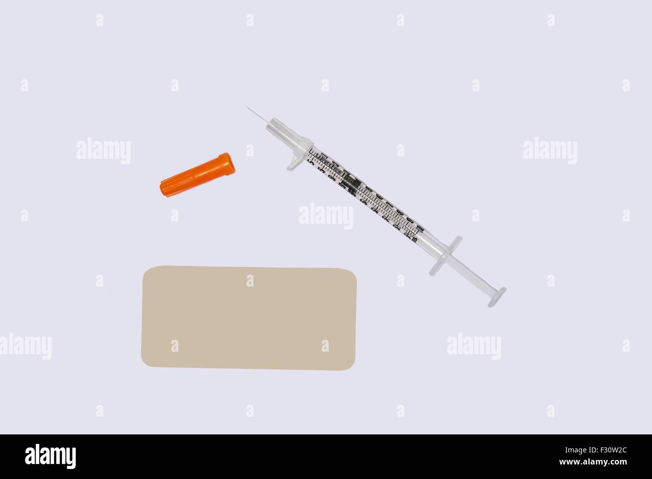 Insulin Syringe Medication Injection Needle Stock Photo Alamy