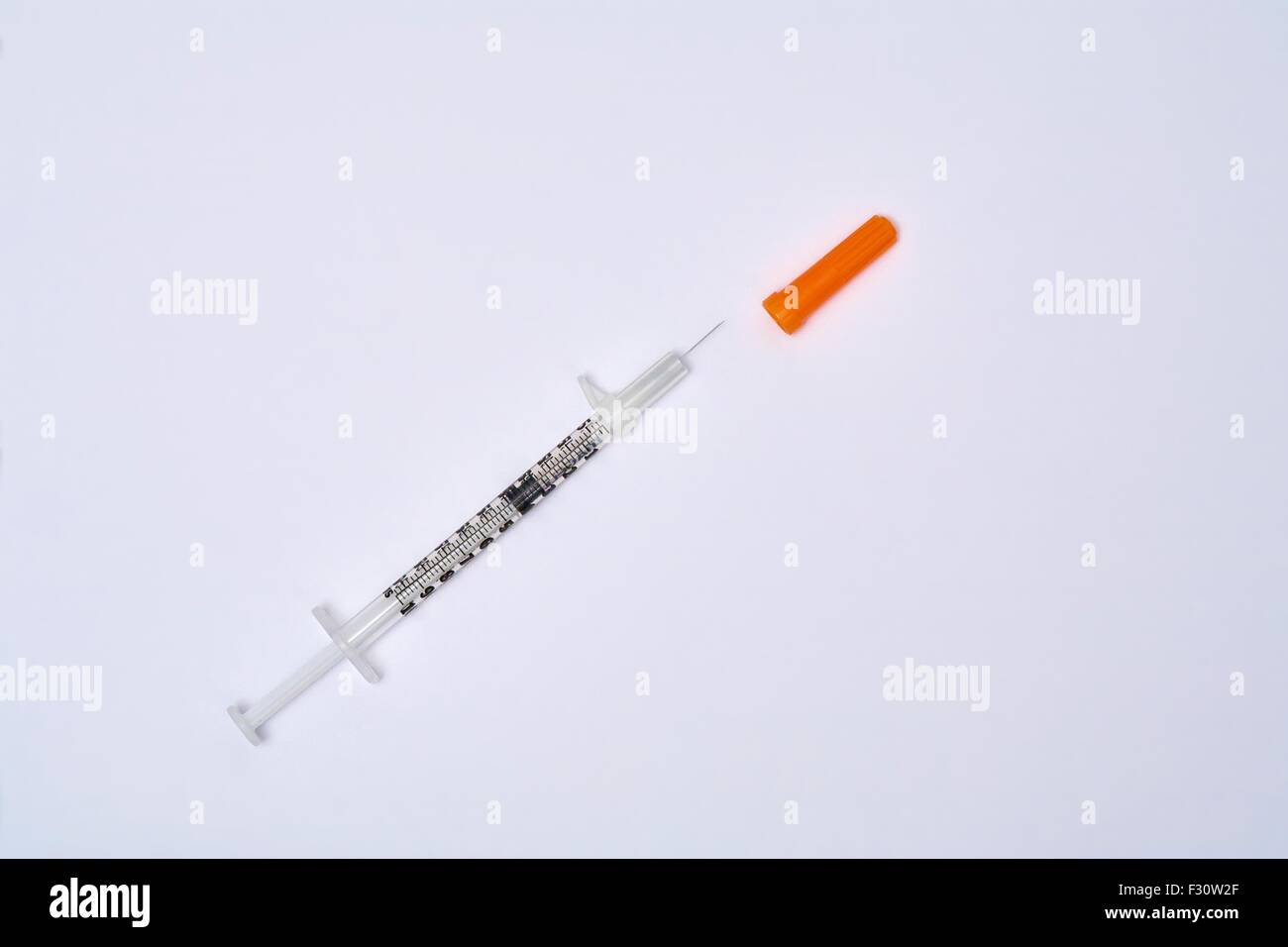 Insulin Syringe Medication Injection Needle Stock Photo Alamy
