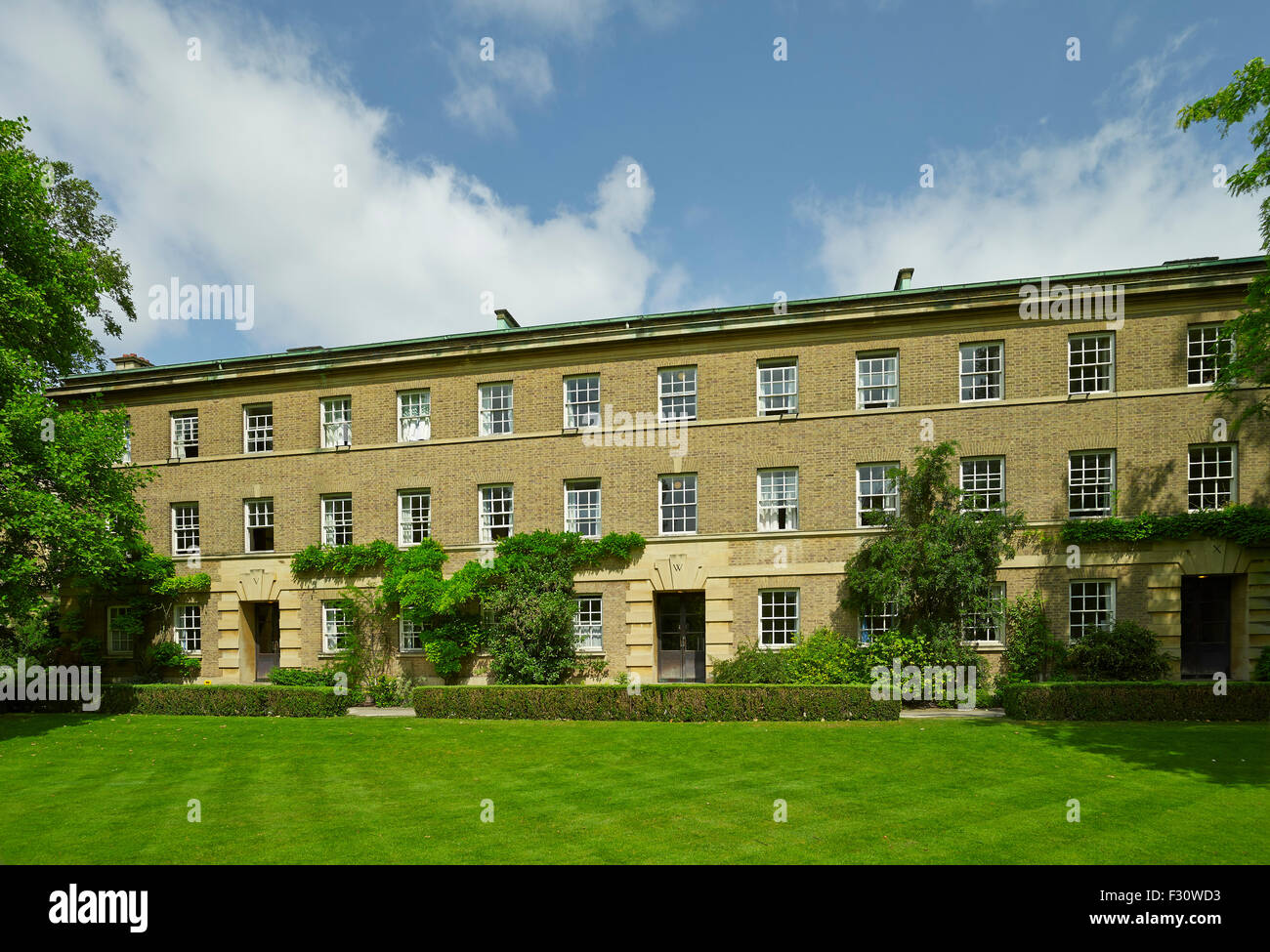 Cambridge Pembroke College, Orchard Building, 1950s Stock Photo