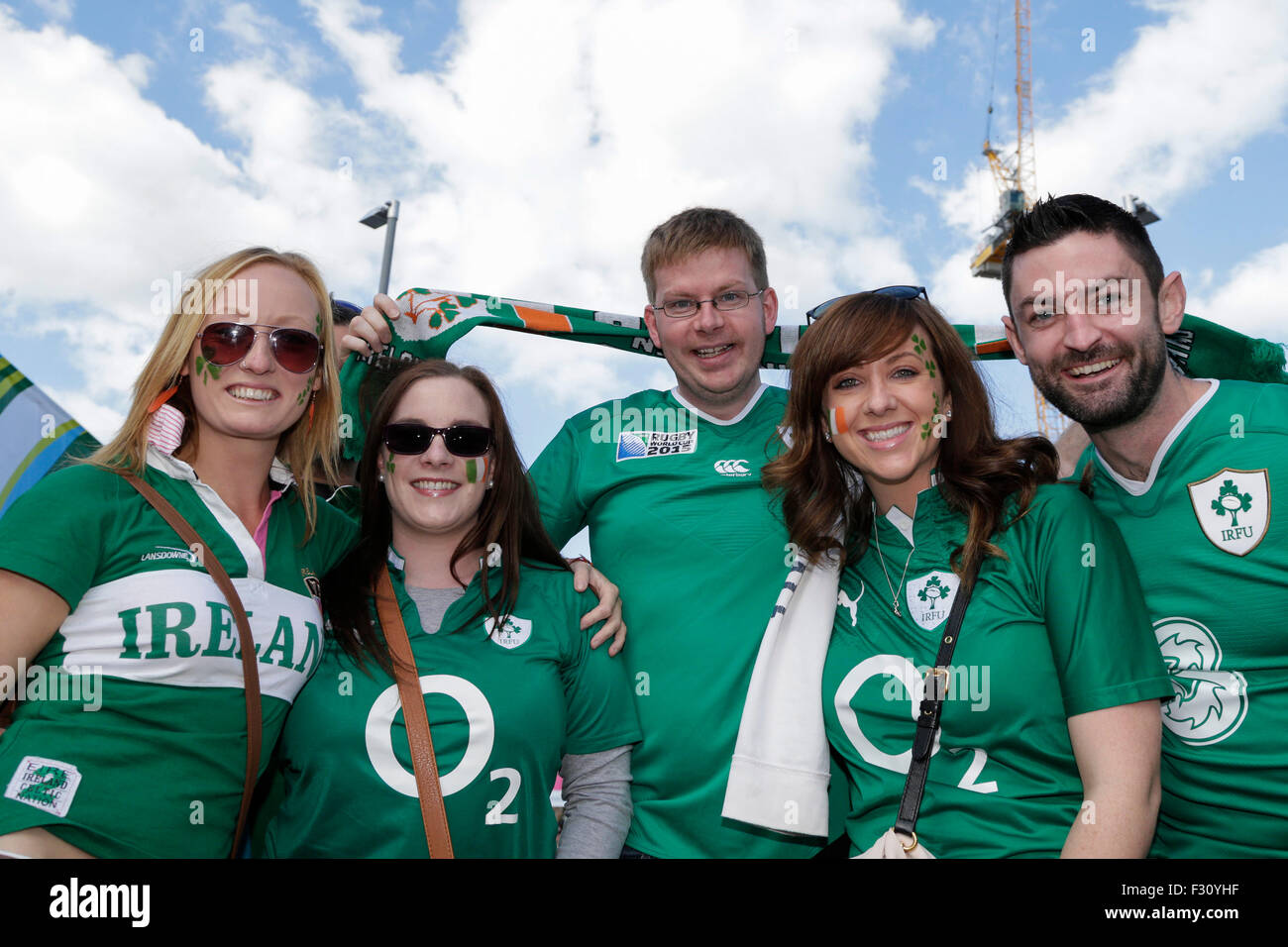 Wembley Stadium, London, UK. 27th Sep, 2015. Rugby World Cup. Ireland ...