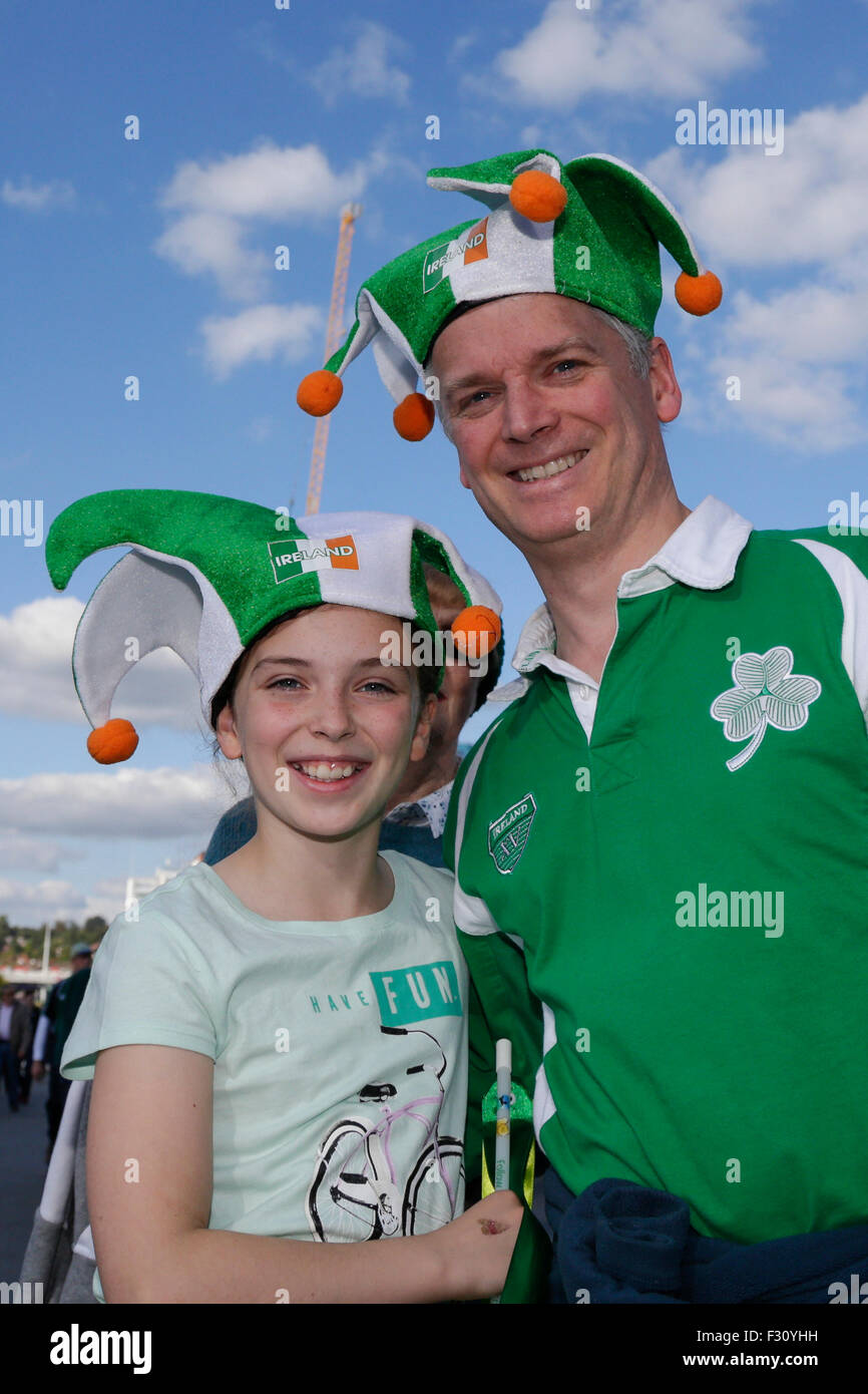 Wembley Stadium, London, UK. 27th Sep, 2015. Rugby World Cup. Ireland ...
