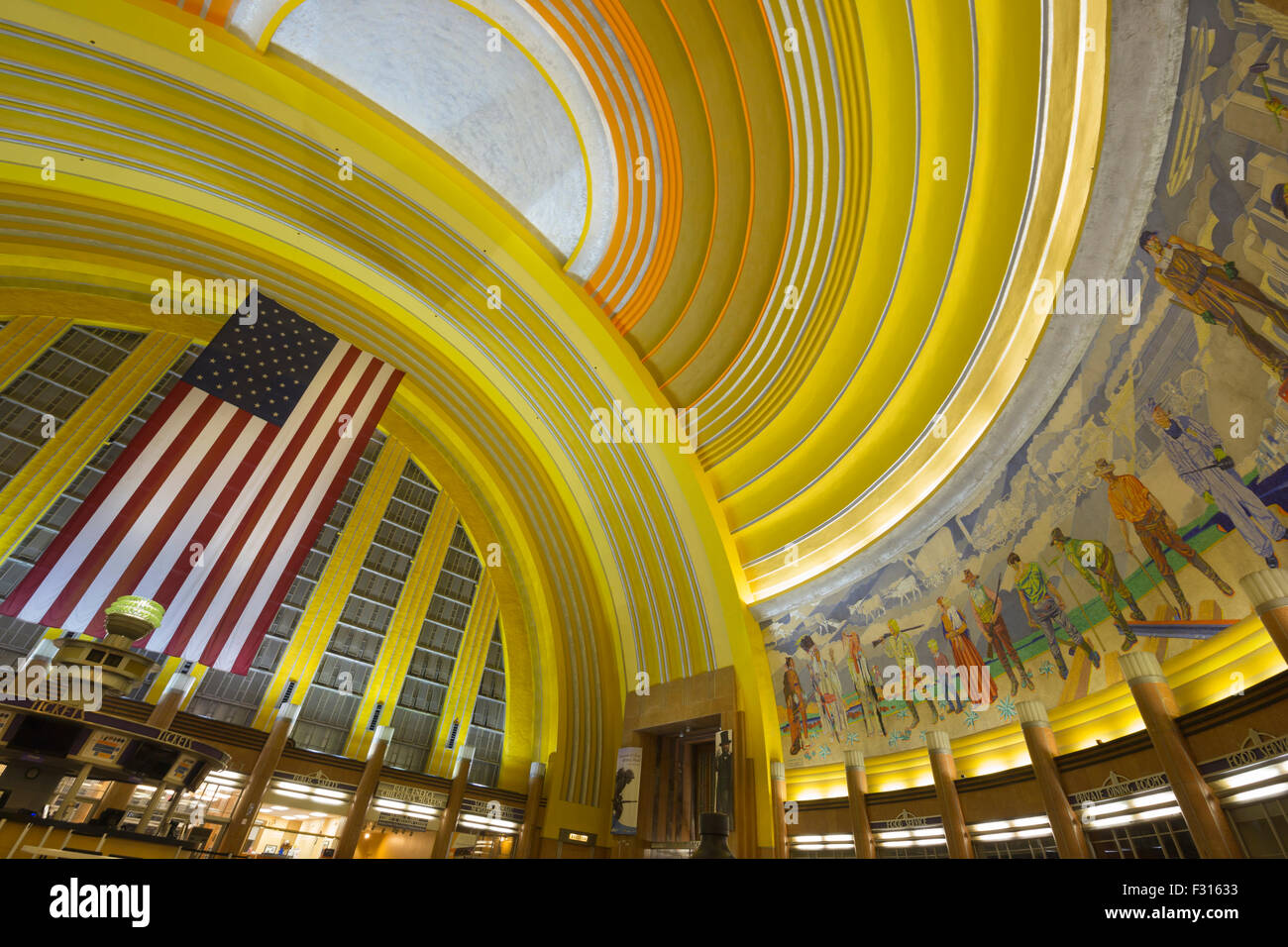 ART DECO ROTUNDA CINCINNATI MUSEUM CENTER UNION TERMINAL CINCINNATI